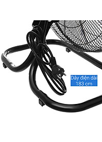 Quạt sàn AC DC inverter AIF01D1818 - Màu Đen - Hàng Chính Hãng