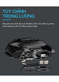 Chuột game không dây Lightspeed Logitech G502 - Hàng chính hãng