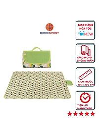 Thảm trải dã ngoại đi picnic 200x200 cm trải sàn CLEACCO   , đi pinic thiết kế gấp gọn tiện lợi mang đi BORO SPORT - Hàng chính hãng