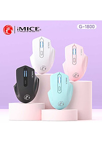 Chuột gaming không dây bluetooth sạc pin HXSJ G-1800 cho game thủ chơi game chuyên nghiệp kết nối Wireless 2.4G - Hàng chính hãng