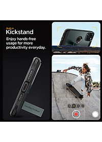 Ốp lưng dành cho iPhone 15 Pro Max Spigen Tough Armor MagFit - Hàng Chính Hãng