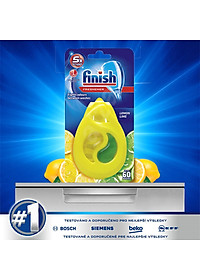 Combo 2 miếng khử mùi, diệt khuẩn máy rửa chén Finish Dishwasher Freshener Lemon
