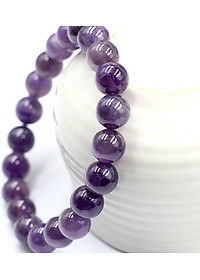Vòng Tay Đá Thạch Anh Tím Tự Nhiên 10mm