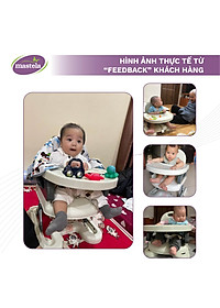 Ghế Ăn Dặm, Ghế Ngồi Ăn Em Bé Nâng Hạ Độ Cao Có Đế Chắc Chắn Mastela 0711