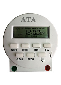 Ổ cắm hẹn giờ ATA AT-08C dạng kỹ thuật số - Hàng chính hãng