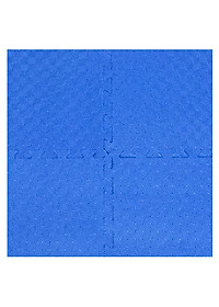 Bộ 4 tấm Thảm xốp trải sàn cho bé ECOBABY, thảm xốp eva đạt tiệu chuẩn Mỹ và Châu Âu - kích thước 1 tấm 60x60cm, độ dày 1cm - màu xanh dương