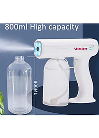 Máy Xịt Điện Phun Sương Không Dây Atomizer 800ML, Máy Cầm Tay Khử Trùng Bằng Hơi Nước Nano Sạc Được USB