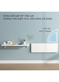Bàn học gấp gọn thông minh có khe để đồ tiện dụng thương hiệu IGA -  GP302