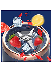 Máy Xay Sinh Tố Mini Cầm Tay Sử Dụng Pin Sạc Cổng USB, Máy Xay Mini 6 Lưỡi Siêu Tiện Lợi - Hàng chính hãng MINIIN (Giao màu ngẫu nhiên)