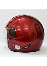 Mũ bảo hiểm 3/4 có kính Protec MO-001, kiểu dáng mới, gọn nhẹ, ôm sát đầu, thời trang