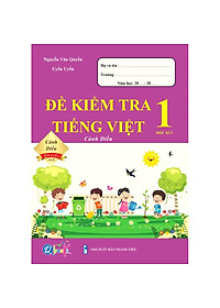 Sách - Combo Bài Tập Tuần và Đề Kiểm Tra lớp 1 - Toán và Tiếng Việt học kì 1 - Cánh diều (4 cuốn)