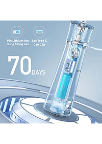 Máy tăm nước cầm tay Fairywill F30, phiên bản nâng cấp với sạc Type C và lõi lọc nước độc quyền