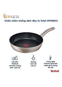 Chảo chiên chống dính đáy từ Tefal Sensations H9100614 28cm (Đồng) - Hàng chính hãng