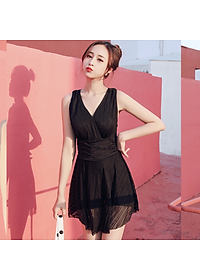 Đồ Bơi Nữ Một Mảnh Phối Ren Dễ Thương ATI11 MAYHOMES Cute Women's One Piece Swimsuit