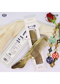 Lược sừng xuất Nhật (Size: L - 20cm) COH170 - Lược đuôi cá Koi đẹp mềm mại ️- Chăm sóc tóc