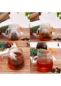 Set 100 túi lọc trà vải không dệt- sản phẩm có nhiều kích thước