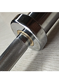 Đòn Tạ Tay Inox Dài 50cm Phi 50mm Nặng 4kg ( 1 Tay) Chính Hãng Đại Nam Sport + Khóa Kẹp 2 Đầu