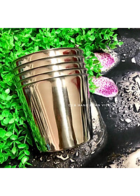 Ly Đá Inox Dày - Combo 5 Ly Đá Inox 10cm. Chuyên phục vụ Sp Gia dụng, Khuôn làm bánh, Dụng cụ học Sinh, Nhà hàng, Quán ă