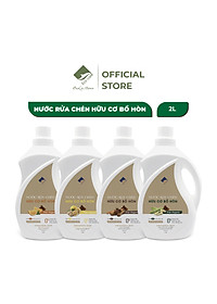Nước Rửa Chén Hữu Cơ ECOCARE 2L Chiết Xuất Bồ Hòn Và Tinh Dầu Sả Chanh, Quế, Cam, Chanh Gừng Bảo Vệ Da Tay, An Toàn Cho Trẻ Nhỏ