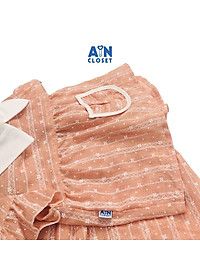 Bộ quần áo lửng bé gái họa tiết Cỏ 4 lá nhí cam cotton boi - AICDBGLXEJUG - AIN Closet