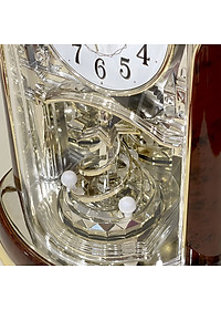 Đồng Hồ Để Bàn Rhythm 4SG713WS23 - Nâu (18.1 x 29.3 x 12.3 cm)