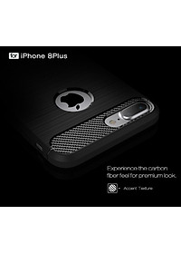 Ốp lưng chống sốc Likgus cho iPhone 7 Plus / 8 Plus (chuẩn quân đội, chống va đập, chống vân tay) - Hàng chính hãng