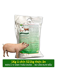 Combo 2 gói BIO-MEN Men ủ thơm thảo dược. Men vi sinh ủ chín thức ăn cho Gia súc, Gia cầm