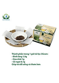 Trà Đinh Lăng hộp 30 Túi Lọc x 3Gram của Siêu Thị Thiên Nhiên