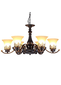 Đèn trần - Đèn chùm - Đèn trang trí độc đáo HUNTER (loại 8 bóng)