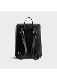 Balo Yuumy ( Thời trang nữ nắp gập dáng hộp cỡ lớn - Balo da Smooth YBA98 )