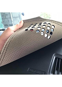 Thảm Taplo Toyota Colora Cross Da Vân Carbon Cao Cấp, Chóng Nóng Xe, Phản Chiếu Ánh Nắng