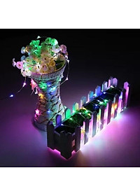 Dây đèn led đom đóm trang trí pin không nháy tiểu dây bóng đèn fairy light cao cấp, tinh tế sang trọng decor phòng, du lịch, lều trại, luôn sáng - Chính hãng DEHA