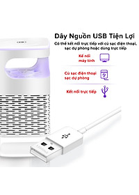 [Loại 1] Đèn Bắt Muỗi – Máy Bắt Muỗi Diệt Côn Trùng Thông Minh Kiêm Đèn Ngủ Có Cổng Cắm USB - BM01 chính hãng miDoctor