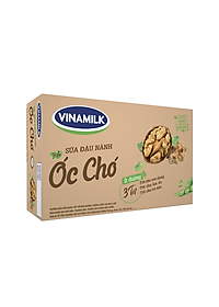 COMBO 6 LỐC SỮA ĐẬU NÀNH VINAMILK HẠT ÓC CHÓ - LỐC 4 HỘP X 180ML