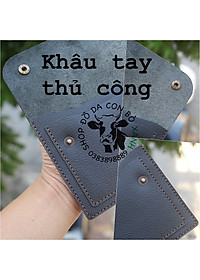 Ví đựng giấy tờ xe, đăng kiểm da bò thật handmade Mẫu 02