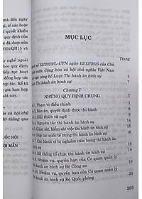 Luật Thi Hành Án Hình Sự (Hiện Hành)