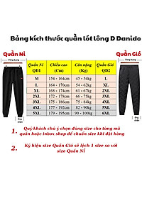 Quần gió lót lông QD2 ấm áp thời trang cho nam, Quần nỉ jogger lót lông QD1 sang trọng và dày dặn D Danido