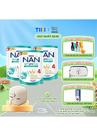 Nơi bán Bộ 3 lon Sữa bột Nestlé NAN OPTIPRO PLUS 4 800g/lon với 5HMO Giúp tiêu hóa tốt + Tăng cường đề kháng + Máy nướng bánh mì Gaabor​​ - Bé 2-6 tuổi