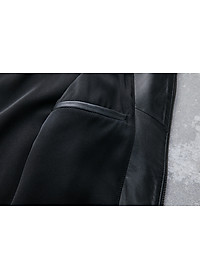 Áo khoác da nam có nón chống thấm nước SITAKI cao cấp AD29