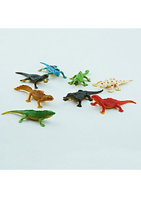 Bộ Mô Hình Nhựa Đồ Chơi 8 con Bò Sát Tắc Kè Thằn Lằn PB14