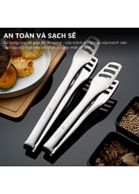 Kẹp gắp thức ăn đa năng inox 304 DandiHome