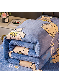 Mền lông tuyết dày dặn cao cấp kích thước đa dạng mềm mịn mùa hè, giữ ấm mùa đông dùng phòng máy lạnh dễ gấp gọn