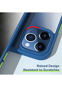 Ốp lưng trong suốt cho iPhone 12 Pro trang bị viền silicon chống sốc bảo vệ 720 độ Hiệu Rock Guard Pro (độ đàn hồi cao, chống trầy xước, chống ố vàng, tản nhiệt tốt) - Hàng nhập khẩu