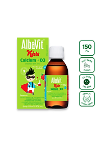 Siro Albavit Kids Calcium + D3 hỗ trợ phát triển chiều cao, xương và răng chắc khoẻ (Chai 150ml) – Albavit Kids , SKU-6907911393658 – tiki.vn 🛒Top1Shop🛒 🇻🇳Top1Vietnam🇻🇳 🛍🛒 🇻🇳🇻🇳🇻🇳🛍🛒