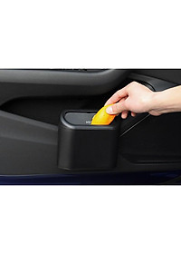 Thùng Rác Mini Cho Xe ô Tô màu đen sang trọng nhỏ gọn thông minh tiện lợi thùng rác VP