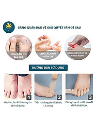 COMBO 2 CUỘN Băng vải quấn bảo vệ ngón chân giảm ma sát, chống chai sần khi mang giày - Giao Màu Ngẫu Nhiên