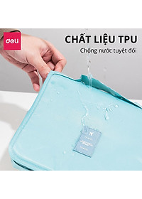 Túi Đựng Mỹ Phẩm Du Lịch Có Móc Treo Nhiều Ngăn Tiện Lợi Deli - Túi Đựng Đồ Cá Nhân Đồ Trang Điểm Đa Năng Chống Thấm Nước - VS640