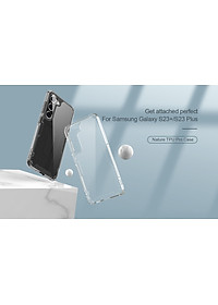Ốp Lưng Nillkin Nature TPU Pro Dành Cho Samsung Galaxy S23 Ultra / S23 Plus - Hàng Chính Hãng