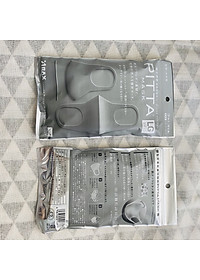 Khẩu Trang Pitta Màu Xám Trắng (Gói 3 cái)