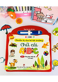 Sách - Chuẩn bị cho bé tới trường: Chữ cái và chữ số - Dùng được nhiều lần - ndbooks